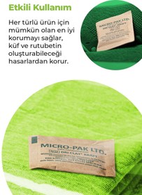 Resim Micro Pak Orijinal 2 gram 25 Adet Nem Alıcı Rutubet Giderici Küf Önleyici Micro-pak Yetkili Satıcısı Golite 
