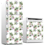 Resim Jasmin2020 Buzdolabı Ve Bulaşık Makinası Sticker Kaplama Etiketi Flamingo 