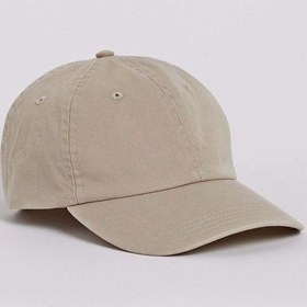 Resim %100 Pamuk Kadın Şapka Cırtlı Gabardin Kep - Bej Bej-Standart 