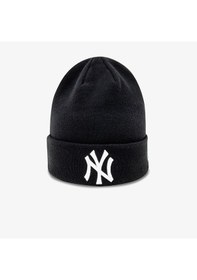 Resim New Era Mlb Essential Cuff Beanie Unisex Siyah Bere Düz 12122728 Siyah 
