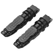 Resim Skycity 2 Adet Siyah Motosiklet Arka Yolcu Ayak Dayama Yeri Mandalları, Uygun Siyah 