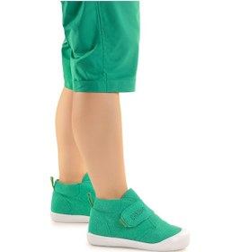 Resim Kiko Kids Winnie Cırtlı Erkek Bebek Günlük Bot Ayakkabı Yeşil 