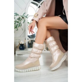 Resim Khayt Carola Kaymaz Taban Fermuarlı Fashion Kadın Spor Çizme 