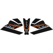 Resim Gp Kompozit Cf Moto 250 Nk 2023-2024 Uyumlu Tank Pad Seti Turuncu 