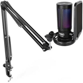 Resim Midex V6 RGB Set USB Oyuncu ve Yayıncı Mikrofonu Condenser Stüdyo (Kayıt Gaming Tiktok Twitch Canlı yayın Discord Youtube) 