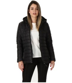 Resim Hammer Jack Fiona Kapşonlu Kadın Siyah Şişme Mont 602 T42-k Siyah 