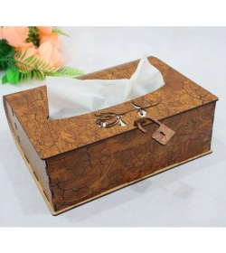 Resim Meftun Ahşap Dizayn Ahşap Dekoratif Peçetelik 