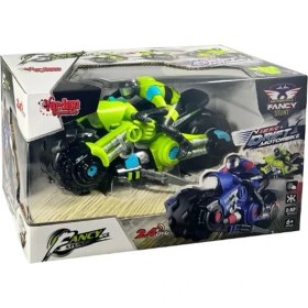 Resim MCM Group Uzaktan Kumandalı Full Fonksiyon 2.4g Şarjlı 1:10 Drift Motosiklet 