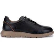 Resim Tamer Tanca Erkek Hakiki Deri Siyah Sneakers & Spor Ayakkabı 1093 1198 Erk Ayk Y25 Sıyah Nappa Dr Siyah 