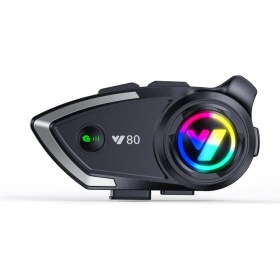 Resim Always Y80 Kablosuz 5.3bt Motosiklet Kask Kulaklık Intercom Kaliteli Hoparlör ve Mikrofon 
