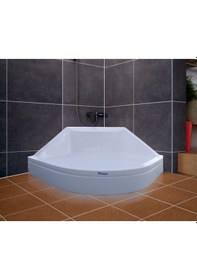 Resim Shower 110X110 Oval Oturmalı Duş Teknesi 