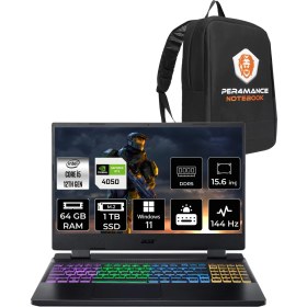 Resim Acer Nitro 5 Intel Core I5 12500H 64GB 1tb SSD RTX4050/6GB 140W 15.6" Fhd 144HzWindows 11 Pro Taşınabilir Bilgisayar & Per4 Çanta NHQLZEY002P373 
