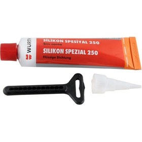 Resim Würth Sıvı Conta Silikon Siyah 250 Dereceye Kadar Dayanıklı 70 Ml 