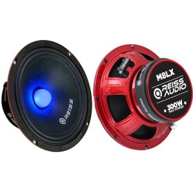 Resim Reiss Audio Rs-m8lx 20 Cm Işıklı Midrange Hoparlör 300 Watt 