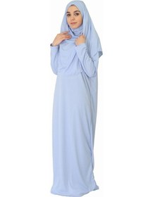 Resim Zehranaz Namaz Elbisesi Bebe Mavisi Fermuarsız Namaz Elbisesi (545584222) Bebek Mavisi 