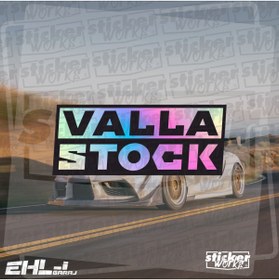 Resim Sticker Works Valla Stock Hologram Sticker 