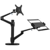 Resim NPO 13"-27" Ergonomik Notebook Stand Ve Vesa Monitör Tutucu Kol-siyah 