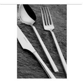 Resim Kütahya Porselen Camilla Sade Çatal Kaşık Bıçak Seti Gümüş 