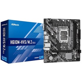Resim Asrock H610M-HVS/M.2 R2.0 Intel H610 3200 MHz DDR4 Soket 1700 mATX Anakart 