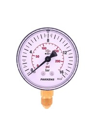 Resim Pakkens Manometre Ø63 16 Bar 