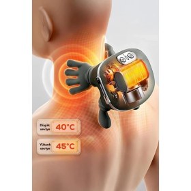 Resim Dempower Isıtmalı El Şekilli Taşınabilir Şarjlı Masaj Cihazı- Boyun, Sırt, Bacak ve Omuz 