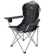 Resim Regatta Kruza Siyah Katlanır Kamp Sandalyesi 