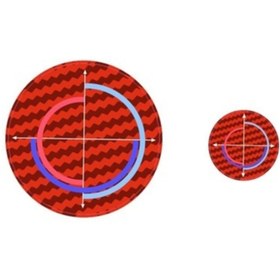 Resim İKTUNING Bmw 3 Ve 4 Serisi 49 Mm Media Buton 22 Mm Star Stop Stıcker 