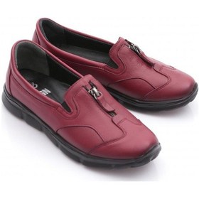 Resim Dgn 603 Kadin Comfort Ayakkabi Bordo 