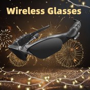 Resim Kablosuz Gözlük Kulaklık, Eller Serbest Arama ve Müzik, Ses Kontrolü, Kondenser Mikrofon, USB Şarj, Aktif Gürültü Önleme, Düğme Kontrolü, Cep Telefonları ile Uyumlu, Açık Arkalı Kulaklık, Akıllı Gözlükler ile Kablosuz Kulaklık, Aktif Gürültü Önleme, Stereo Kulaklık ile Mikrofon, USB Type-C Şarj, Şarj Edilebilir Lityum Polimer Pil - Şarj Cihazı Dahil Değil 