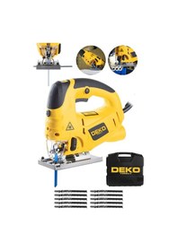 Resim Deko DKT10DT 2000 W 6 Kademe Ayarlı Lazerli Pandüllü Dekupaj Testere + 10 Bıçak 