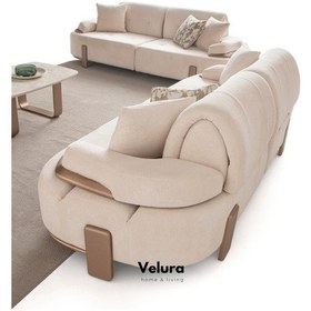 Resim Aras 3+3+3 Koltuk Takımı & Oturma Grubu Krem 