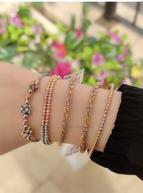 Resim SİLİNDİR DORİCA VE TOP ZİNCİR ESNEK GÜMÜŞ BİLEZİK 