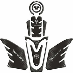 Resim GOGOPREMİUM YAMAHA MT07 2021 - 2024 UYUMLU TANK PAD SET 004 