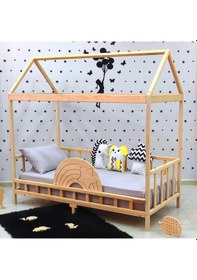 Resim Markaawm Markaawm Ahşap Çocuk Karyola 90X190 Bebek Montessori Yatak Akçaağaç 