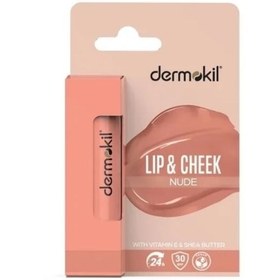 Resim Dermokil Renkli Dudak ve Yanak Nemlendirici Bakım Kremi 30 spf Nude 
