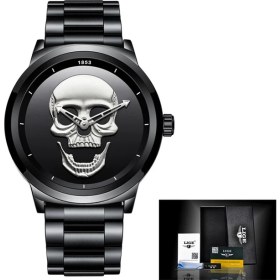 Resim Hanyang Çelik Kemer Gümüş Lıge Kuvars Erkekler Izle Marka Paslanmaz Çelik Su Geçirmez Saatler Erkek Moda Iş Yaratıcı Kol Saati Relogio Masculino (Yurt Dışından) 