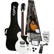 Resim Epiphone Pro-1 Les Paul Jr. Elektro Gitar Seti (Alphine White) 