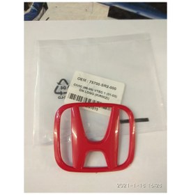 Resim Honda Civic (92-00)/V-Tec1 (01-03) Ön Panjur Logo/Arma Kırmızı 