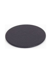 Resim Turgut Office Deri Oval Bardak Altlığı 1 Adet Antrasit 