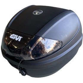 Resim Givi E300n Motosiklet Arka Çanta Beyaz Reflektörlü 30 Litre 