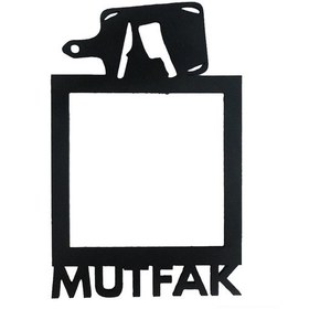 Resim Mutfak Ahşap Priz Çerçevesi Dekorasyon 