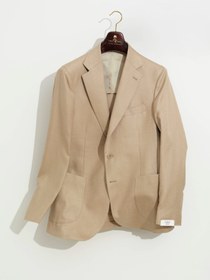 Resim Borriello X Enis Inci - Beige Single Breasted Blazer - 54 