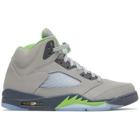 Resim NİKE Jordan 5 Retro ERKEK BASKETBOL AYAKKABISI DM9014003 GRİ (E-7) 