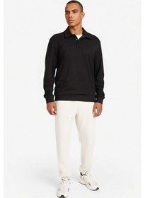 Resim Defacto Standart Fit Polo Yaka Modal Sporcu Sweatshirt G3596ax25wnbk81 Siyah-bk81 