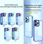 Resim Cbtx Iphone Uyumlu 15 2.5mm Anti-kayma Net Akrilik Hibrit Tpu Telefon Kasası 