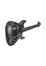Resim Schecter C-1 Silver Mountain Elektro Gitar (Silver Mountain) 