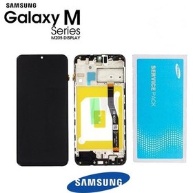 Resim Samsung Galaxy M20 M205 Lcd Ekran Dokunmatik Siyah Servis Çıtalı 