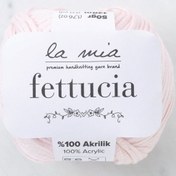 Resim La Mia Fettucia Toz Pembe El Örgü İpi - L063 - 33887 