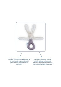 Resim Babyjem Tutmalı Çıngıraklı Mini Peluş Tavşan Taş 842 