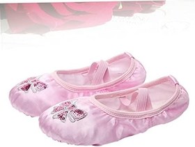 Resim Holibanna Yoga Dans Terlik Bale Daireler Lirik Ayakkabı Kız Bale Ayakkabıları Dans Ayakkabıları Jimnastik Yoga Ayakkabıları Sparkly Bale Ayakkabısı Pointe Ayakkabı Terlik Kore Versiyonu 